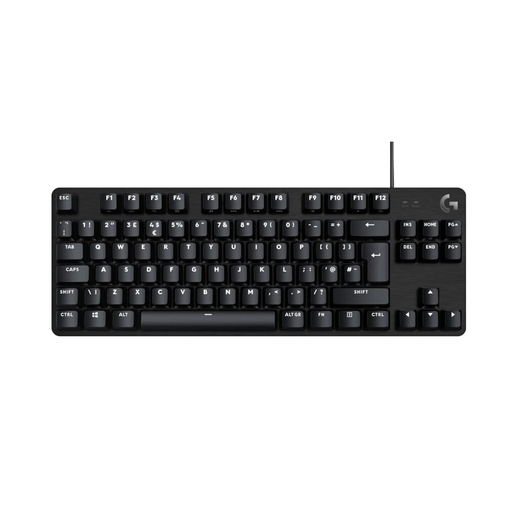 Logitech G413 Tkl Se Wired Mechanical Gaming Keyboard - Compact Backlit Keyboard with Tactile Mechanical Switches, Anti-Ghosting, Compatible for Windows, Macos - Black