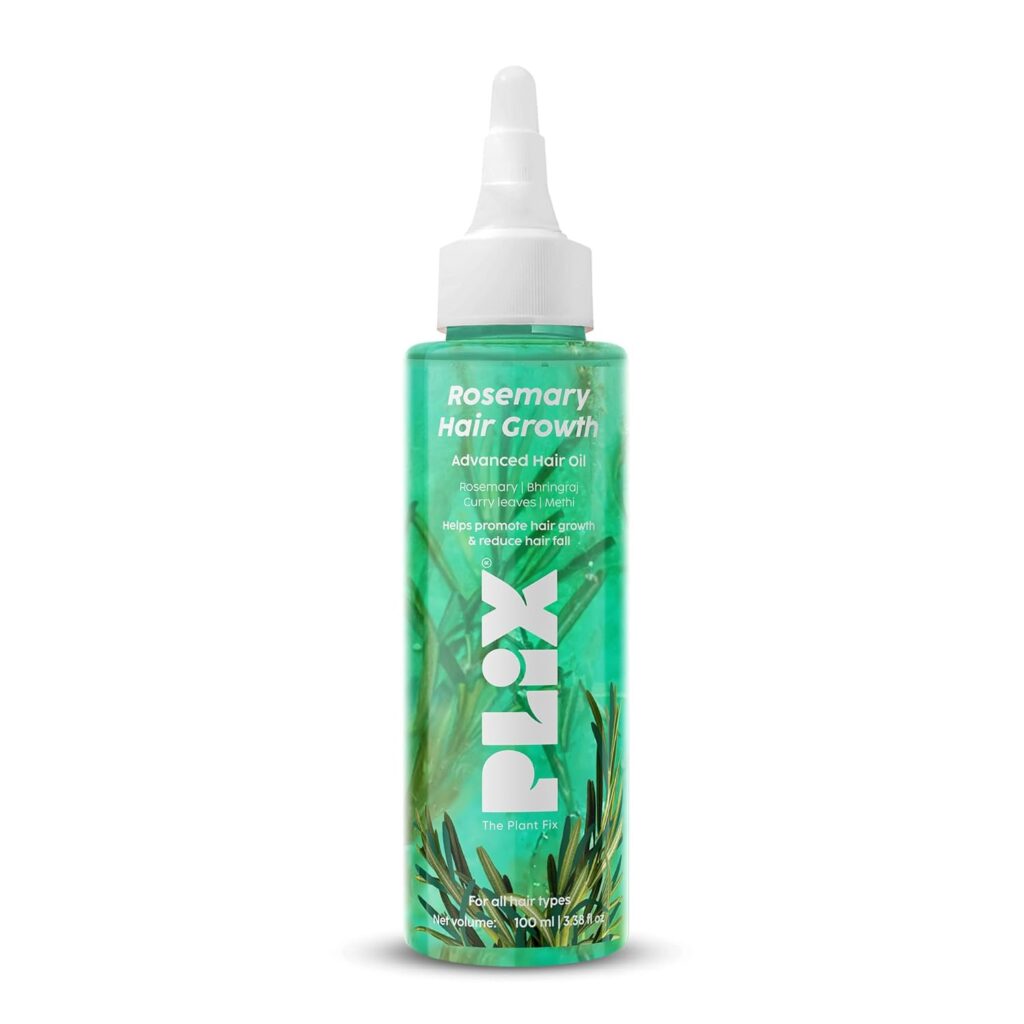 PLIX - THE - PLANT FIX Rosemary Hair Growth Advanced Hair Oil | With Rosemary & Bhringraj Extract l Reduces Hair Fall 100ml