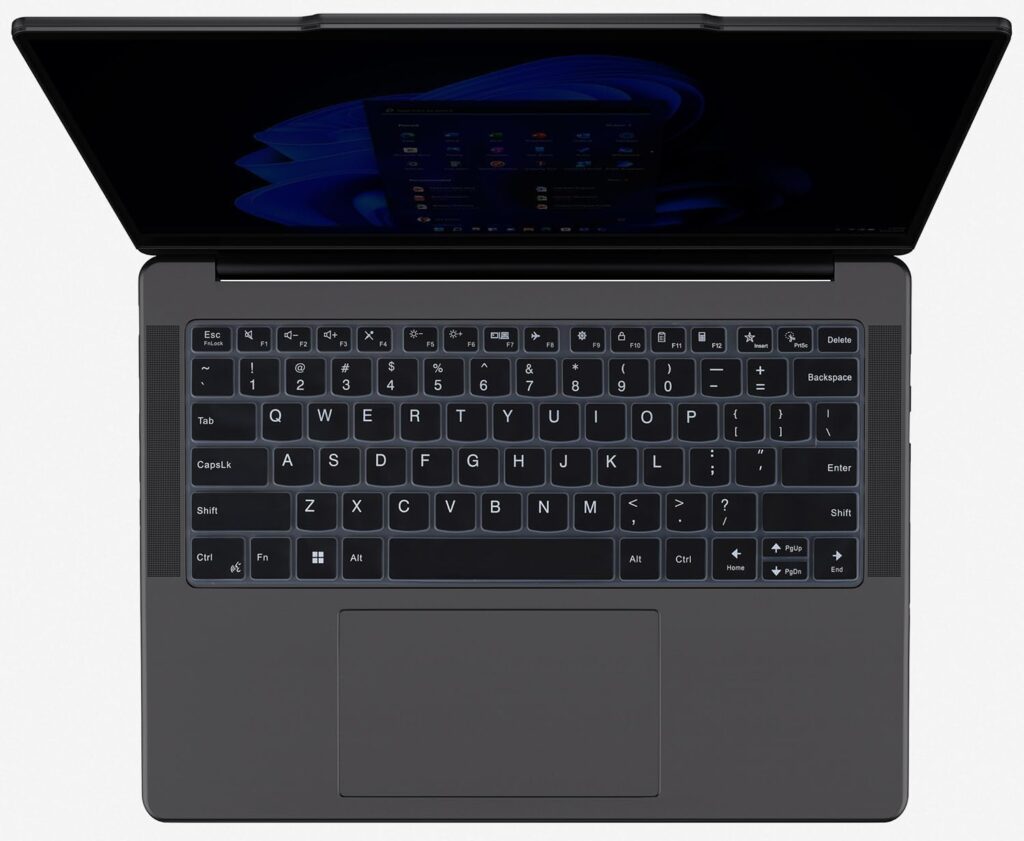 RAYA Silicone Keyboard Cover for Lenovo Yoga Slim 7 / Slim 7i / Slim 7X and Lenovo Yoga Pro 7 Keyboard Protector (Black)