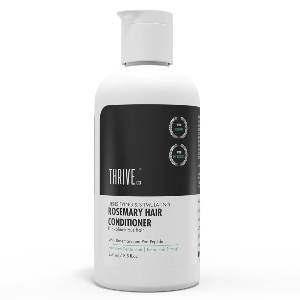ThriveCo Rosemary Hair Conditioner For Voluminous Hair | Densifying & Stimulating Hair Growth | Promotes Hair Strength | With Pea Peptide & Caffeine | Paraben & Sulfate Free | For Men & Women | 250ml