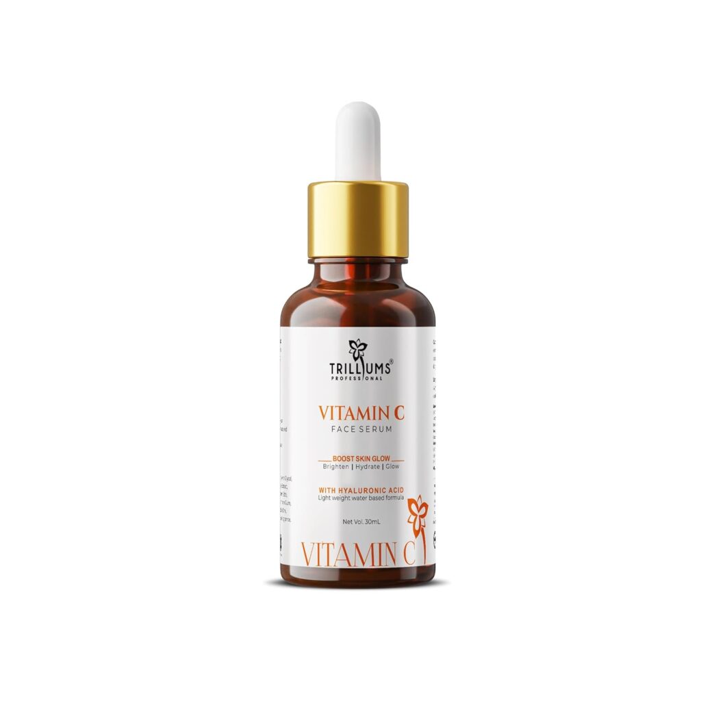 Trilliums Vitamin C Face Serum 30ml | Boost Skin Glow | Light Weight Water Based Formula