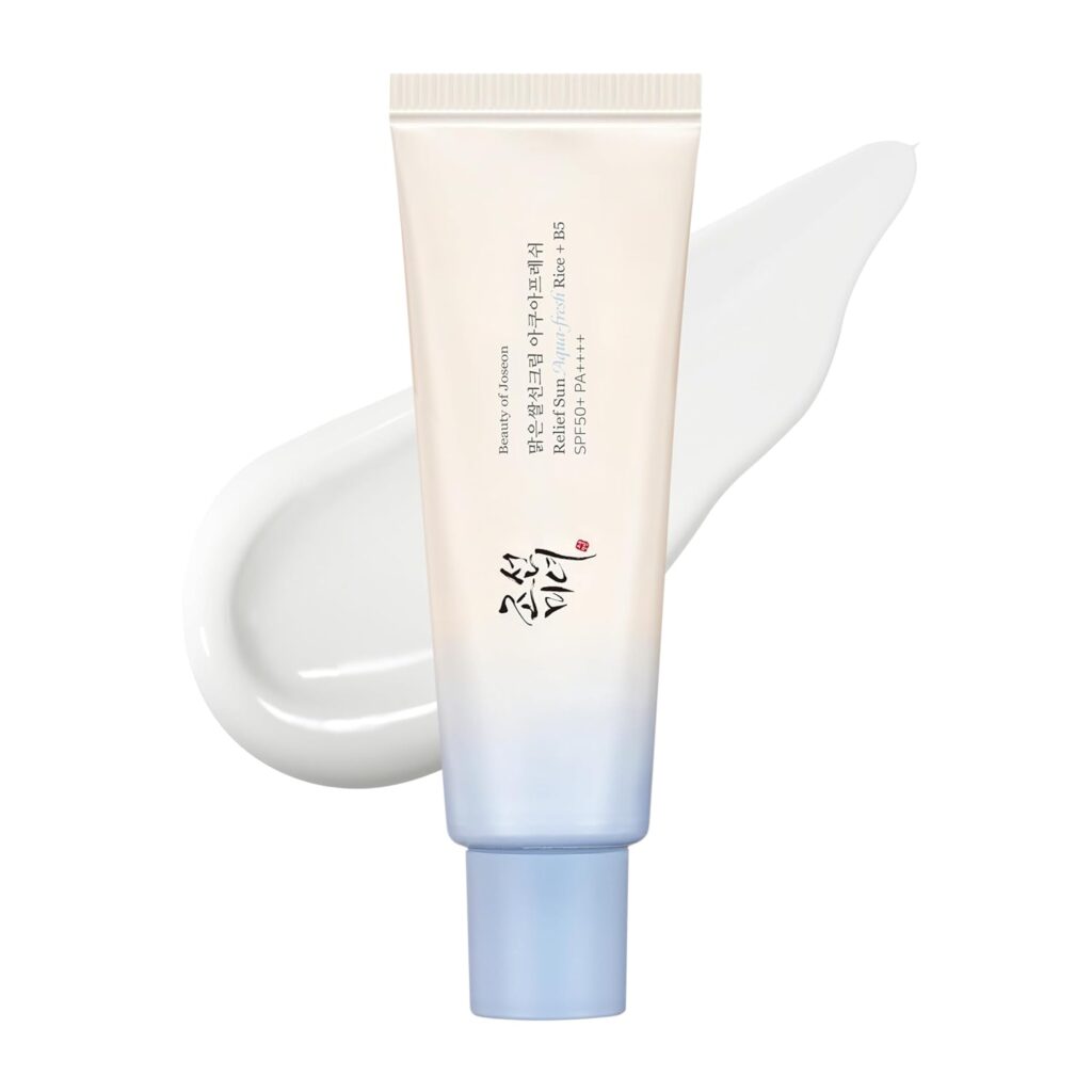 [Beauty of Joseon] Relief Sun Aqua-fresh Rice + B5 Sunscreen SPF 50+ PA++++ (50ml) | Lightweight, No White Cast, Cooling & Hydrating, For All Skin Type
