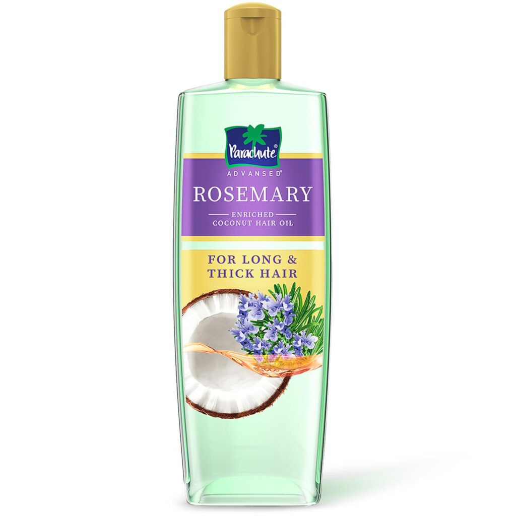 Parachute Advansed Rosemary-enriched Coconut Hair Oil| Rosemary Hair Oil| Superfoods Magic| Long & Thick Hair|300 Ml
