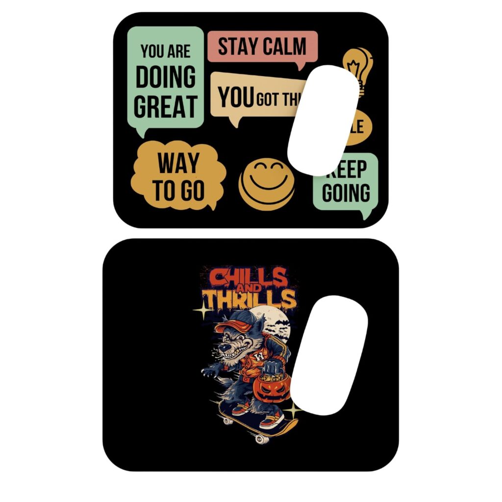 Exclusive Treasure Ergonomic Mouse Pad Combo | for Consistent Comfort and Fast Mouse Response | Ideal for Content Creators & Developers