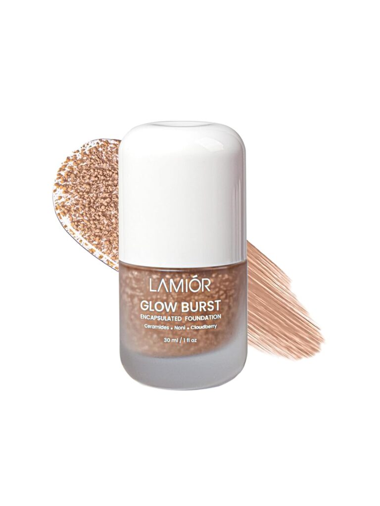 Glow Burst Encapsulated Foundation 30ml | India’s First Micro-Droplet Formula for Radiant Glow | Lightweight Ultra-Hydrating Skincare Makeup Hybrid | Long-Lasting Coverage | 98% Natural Ingredients