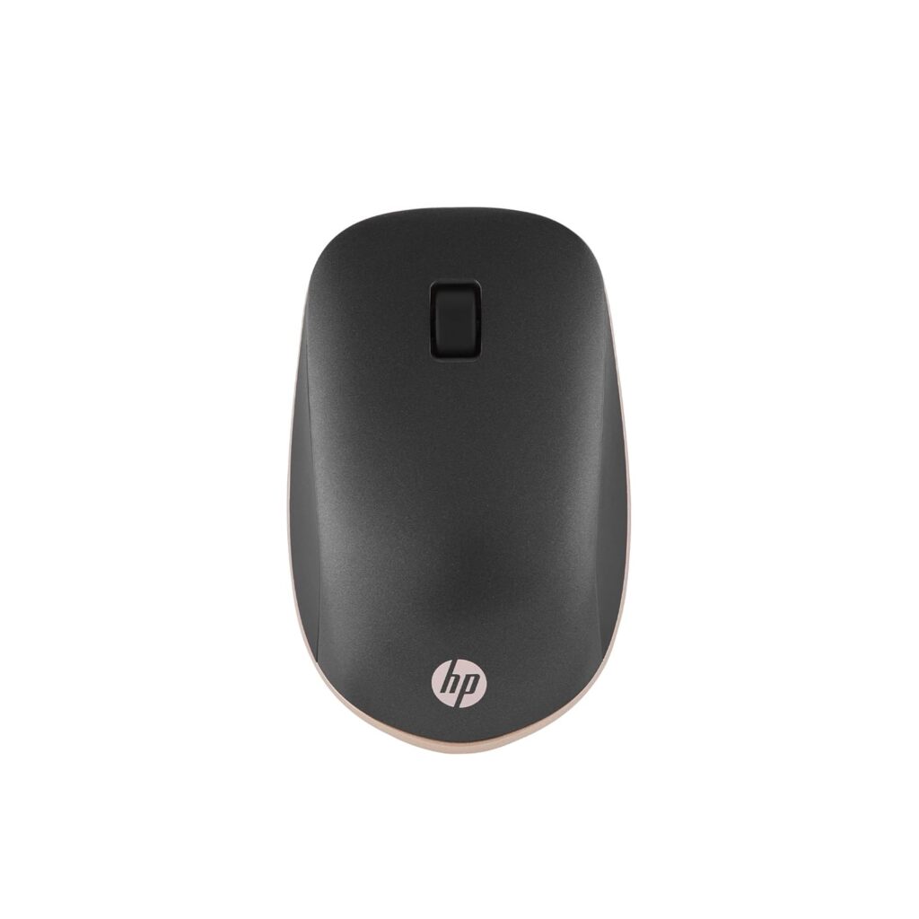 HP 410 Slim Bluetooth Mouse with 1200 DPI Optical Sensor,Ambidextrous Design,Compact Size,Portable, 12 Months Battery Life, 3 Years Warranty