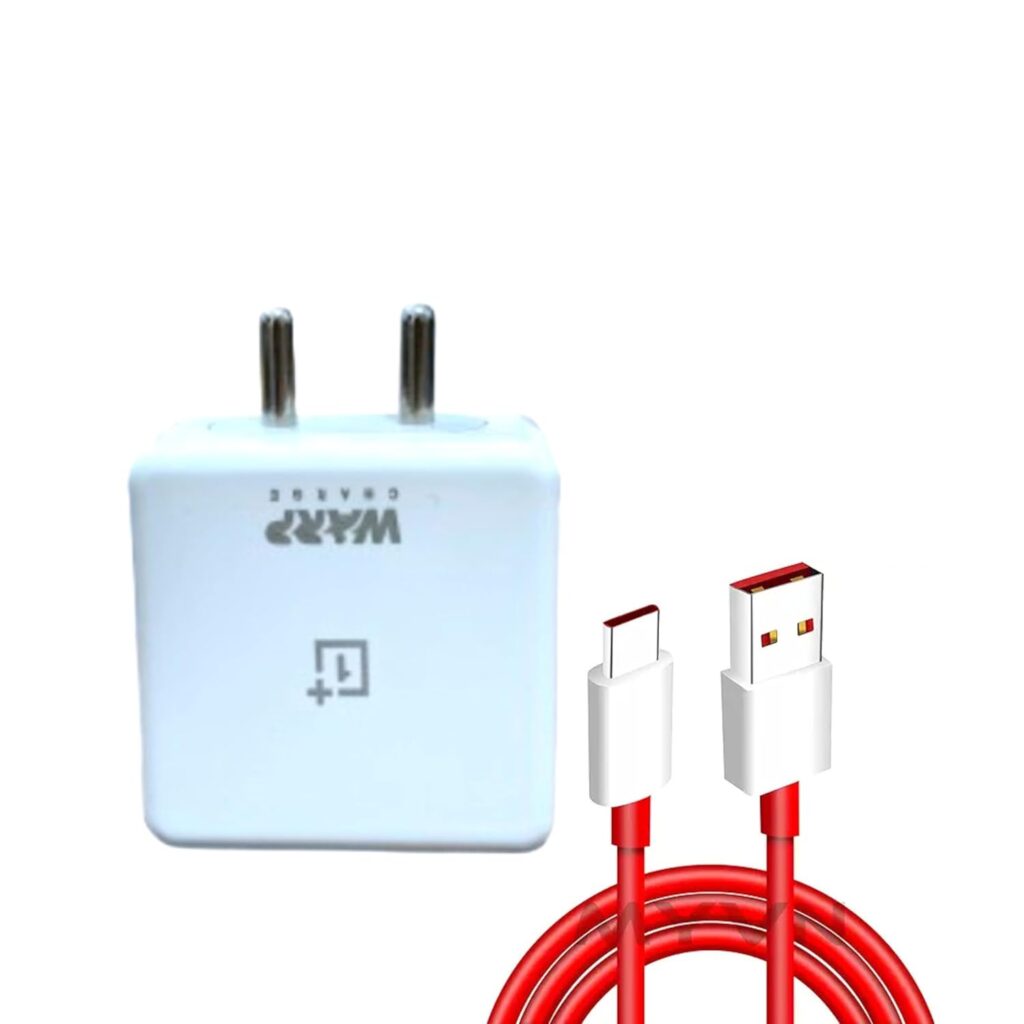 AANE WALA TECH One-Plus Dash Charger 85W with Type C Cable | Length1 Meter | Fast Charging Devices
