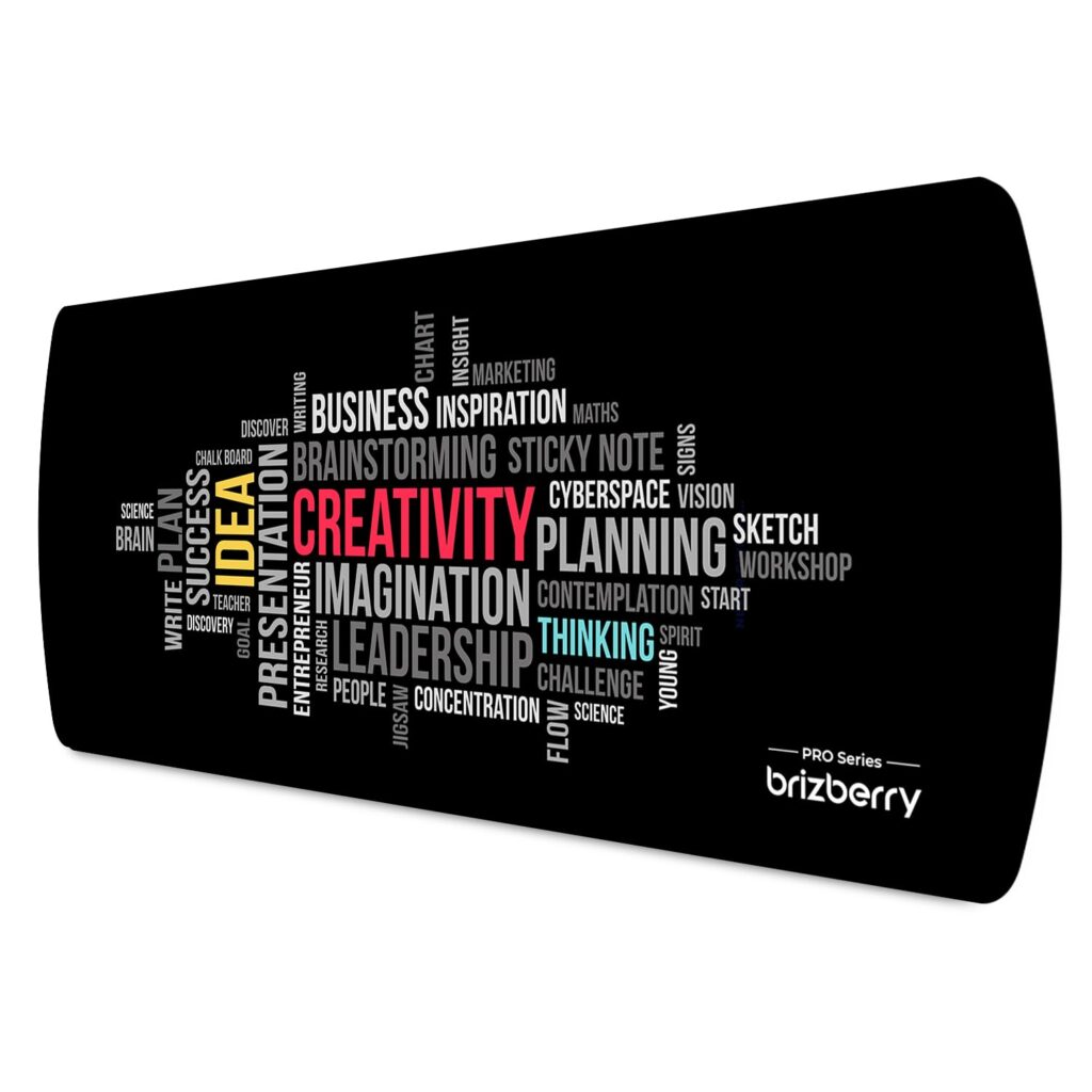 ARTBRIZ® Brizberry Extended Mouse Pad, Large Premium Desk Mat Anti Skid Rubber Base for Desktop Laptop Keyboard PC Office Gaming 740 X 310 X 3 mm (DM Design 21)