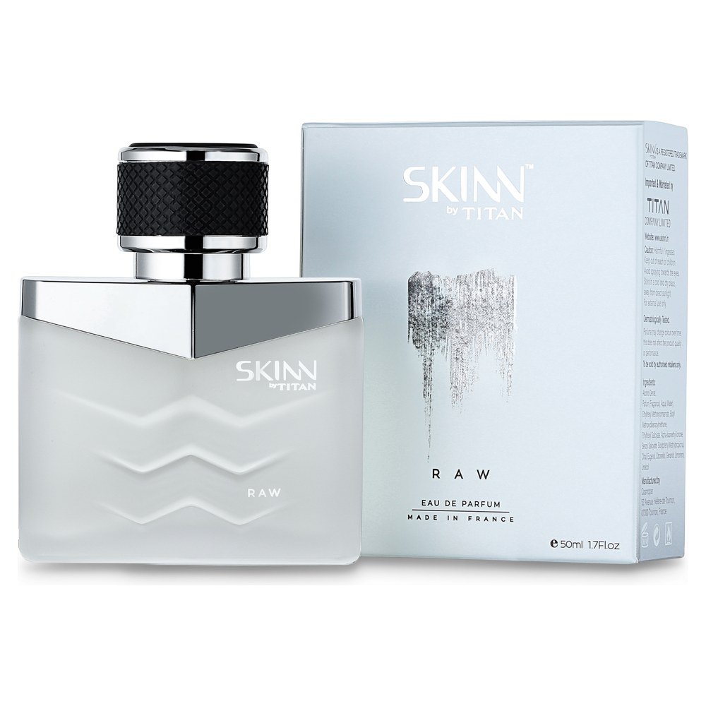 Skinn By Titan | Raw Perfume - 50 Ml | Perfume For Man | Gift for Men | Premium Fragrance | Grooming Essentials | Long Lasting Smell for Men |Fresh, Woody, Spicy | Eau De Parfum