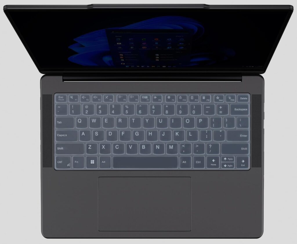 RAYA Silicone Keyboard Cover for Lenovo Yoga Slim 7 / Slim 7i / Slim 7X and Lenovo Yoga Pro 7 Keyboard Protector (Transparent)