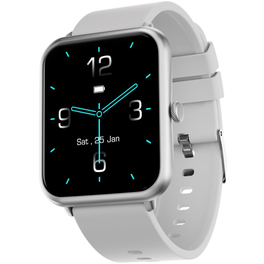 Fire-Boltt Ninja Call Pro Smart Watch with Bluetooth Calling, 1.69 Inch HD Display, AI Voice Assistant, 100 Sports Modes, SpO2, Heart Rate Monitor & Dual Chip, Smart Watch for Man & Woman – Grey