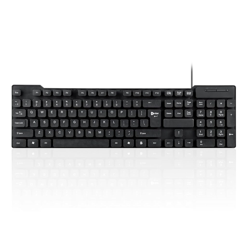 Enter The TypeEasy USB Keyboard, with an 8 Million keystroke lifespan, a Slim Design, Comfortable and Quiet Operation, and a 1.3 Meter Textured Black Cable.