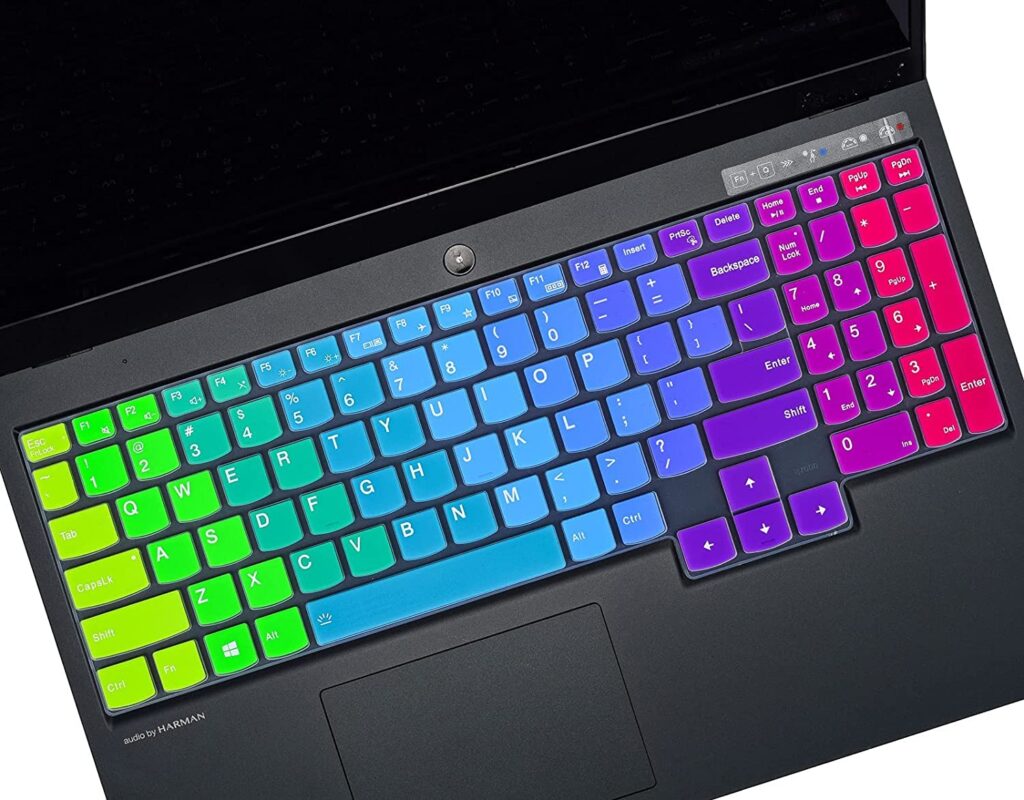 RAYA Silicone Keyboard Skin Cover for Lenovo LOQ | Lenovo Legion 5i / Slim 5i / Pro 5i | Lenovo Legion 7i / Pro 7i | Legion 9 15.6inch & 16inch Gaming Laptops (Multicolour)