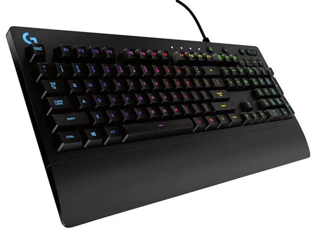 Logitech G G213 Prodigy USB Gaming Keyboard with LIGHTSYNC RGB Backlit Keys, Spill-Resistant, Customizable Keys, Dedicated Multi-Media Keys (Black)