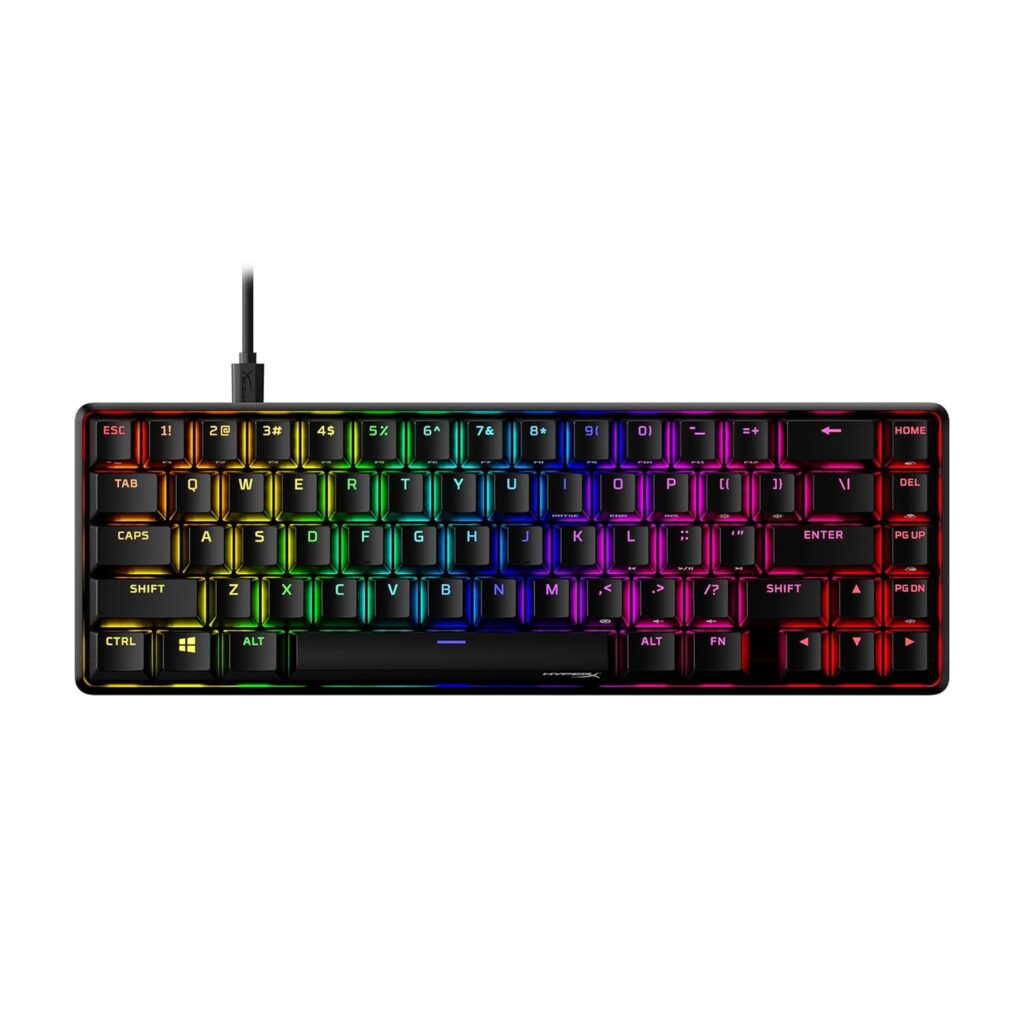 HyperX Alloy Origins 65 Mechanical Gaming Keyboard Red Switch - (4P5D6Aa#Aba), Wired