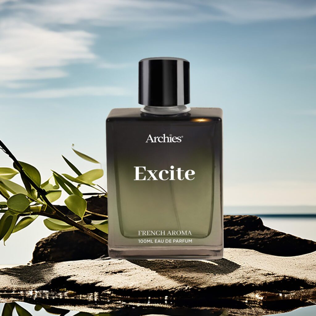 ARCHIES EXCITE Parfume for Men | Long Lasting Mens Perfume | French Aroma | Whiskey, Woody, Smokey | Premium & Long Lasting EDP Fragrance Scent (20% high concentration perfume)| Premium Fragrance for Men-100ml