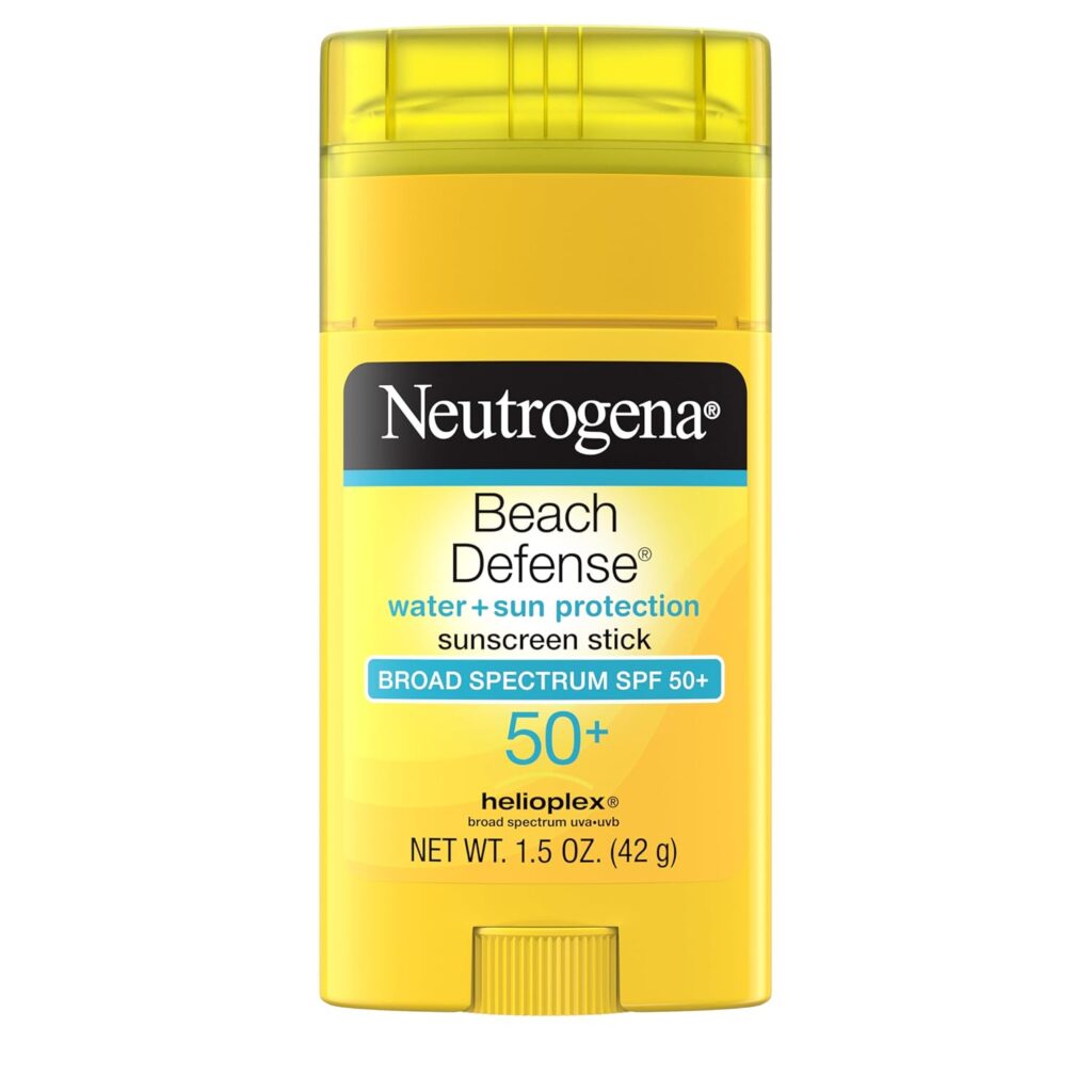 Neutrogena Beach Defense Sunscreen Stick Broad Spectrum SPF 50+, 42g (Pack of 1)