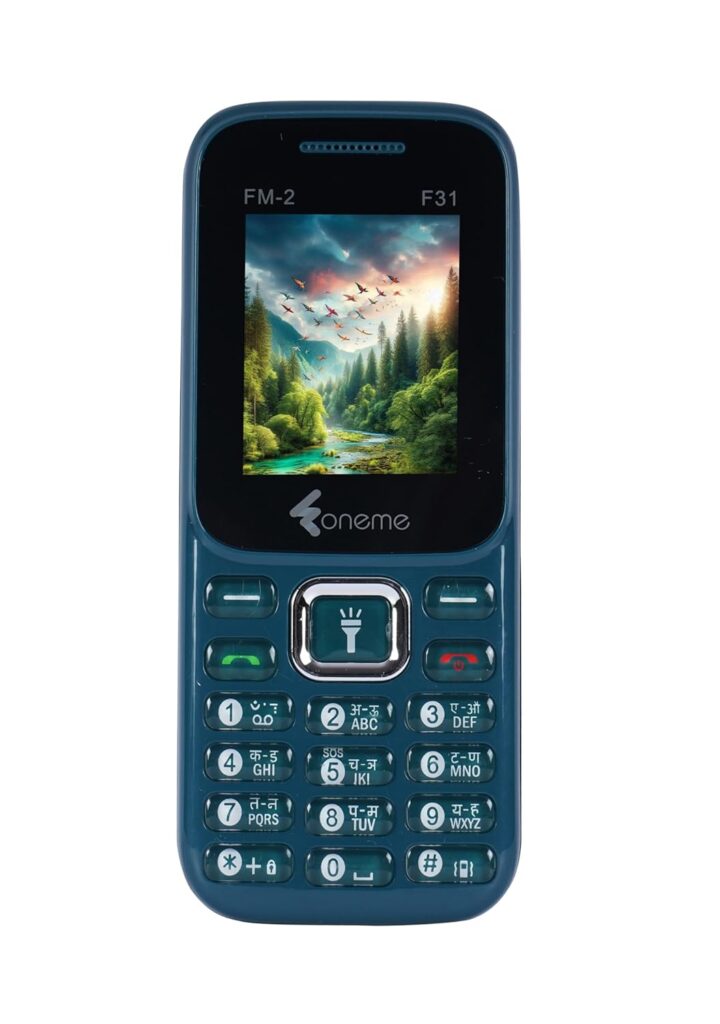 Foneme Latest F31 Sleek & Stylish Dual Sim |Keypad Mobile| with 1.8" Big Display |Sleek Design|BT Dialer| Voice Changer |Auto Call Recording|Long Lasting Battery|Camera|Feature Phone| Green
