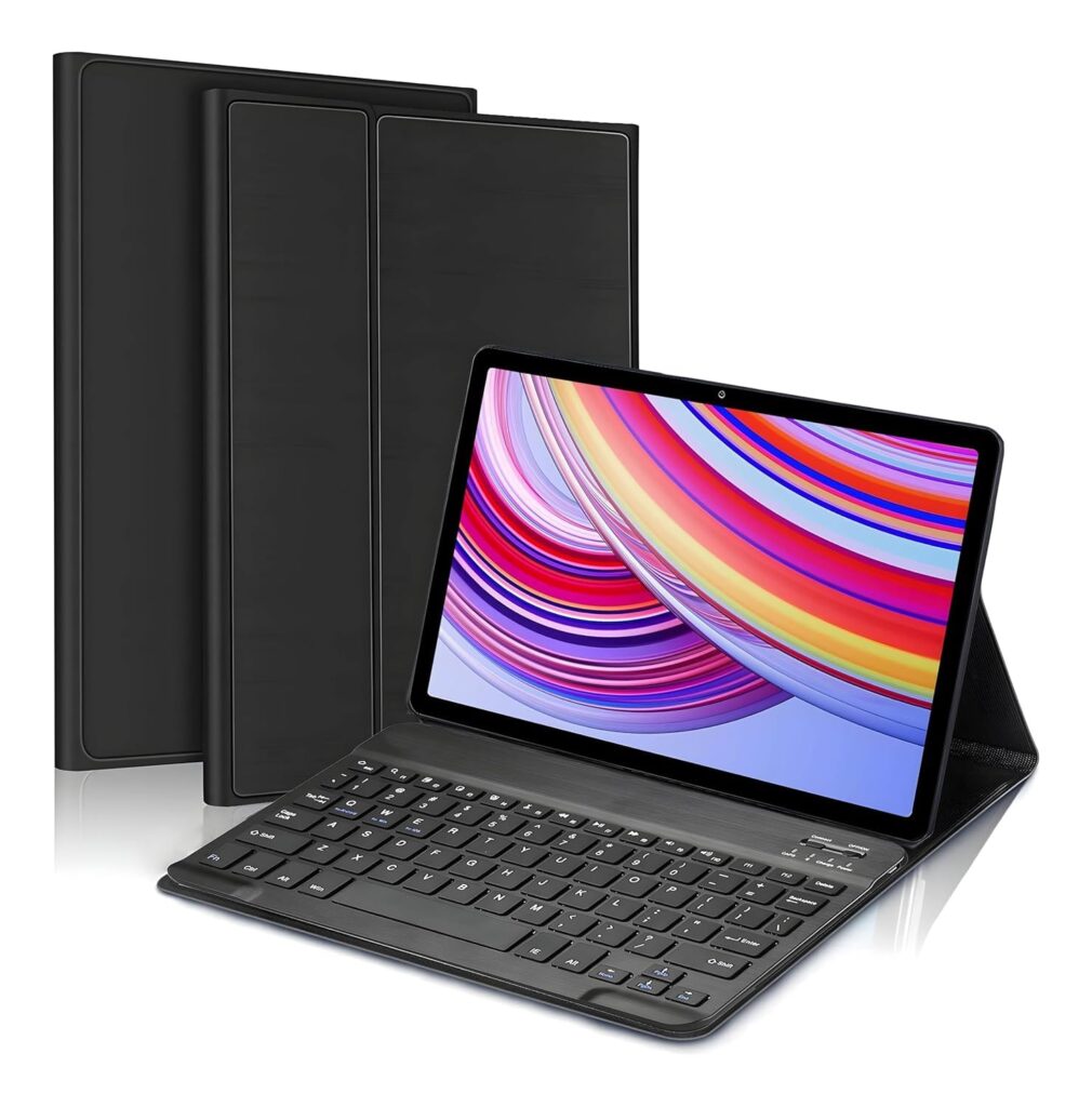 typecase Keyboard Case for Redmi Pad Pro & Pro 5G (12.1 inch ONLY), Slim Lightweight Stand Cover, Magnetically Detachable Wireless Bluetooth Keyboard