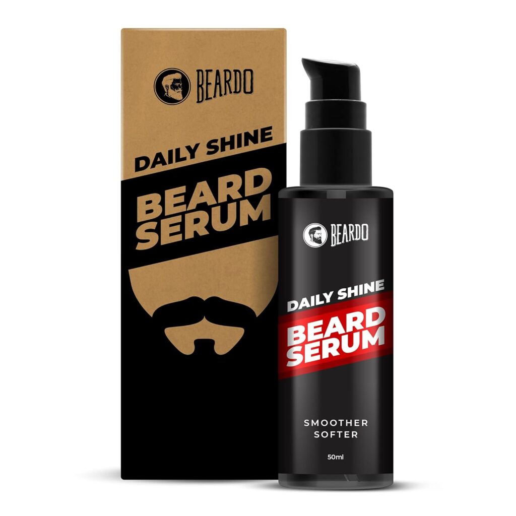Beardo Beard Serum, 50 ml | Daily use beard serum for men | Softens and Smoothens Rough Beard | Gives Healthy look to Beard | Shiny and Nourished Beard