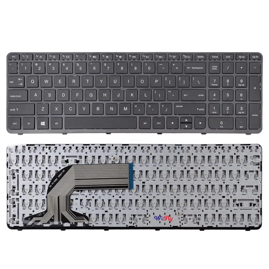 Wefly Laptop Keyboard Compatible for HP Pavilion 15-E 15-N 15-G 15-R 15-A 15-S 15-H 15-F TPN-Q118,TPN-F113, 250 G3, 255 G3, 250 G2, 255 G2 Series