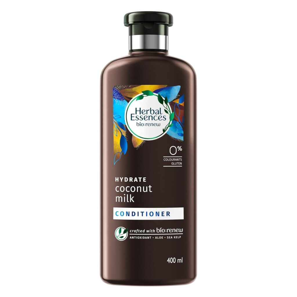 Herbal Essences Coconut Milk CONDITIONER- For Hydration- No Paraben, No Colorants, No Gluten , 400 ML
