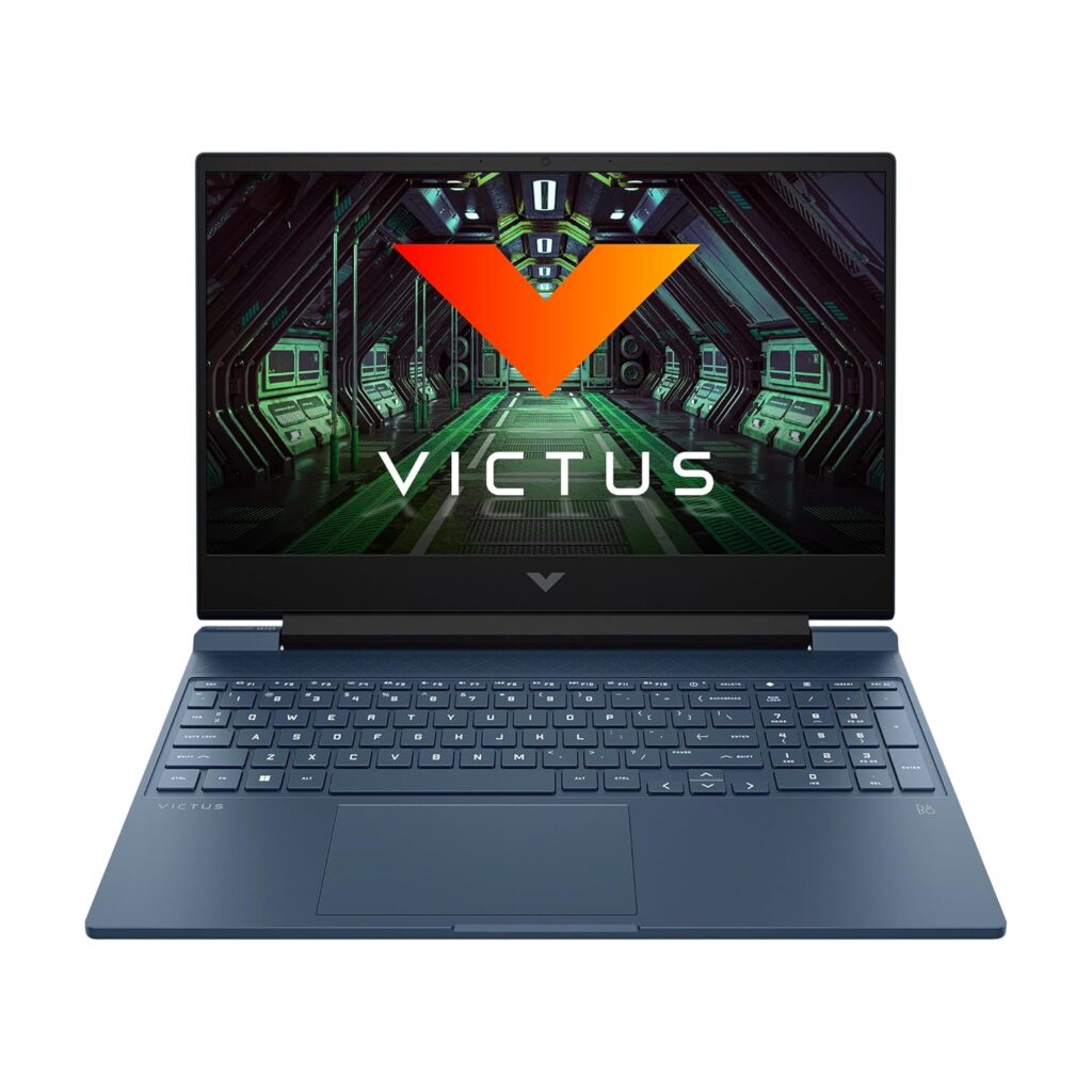 HP Victus Gaming Laptop, AMD Ryzen 5 5600H, AMD 4GB Radeon RX 6500M Graphics, 15.6-inch (39.6 cm), FHD, IPS, 8GB DDR4, 512GB SSD, Backlit KB, B&O (Win 11, Blue, 2.29 kg), fb0147AX, fb0184ax