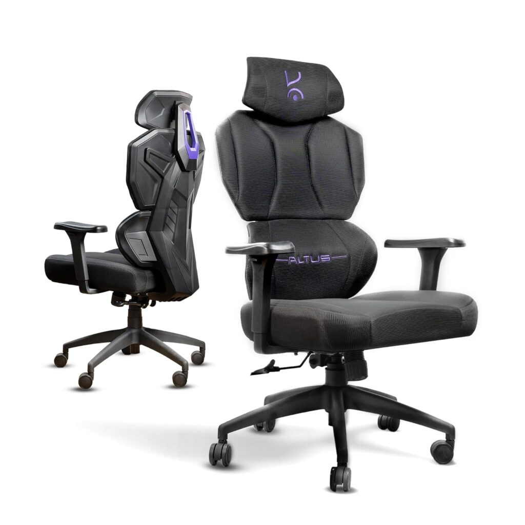 Kreo Gaming Chairs Series – Ergonomic Office & Gaming Chairs with Recline and Adjustable Armrests (Altus)
