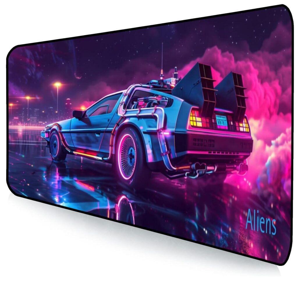 Aliens Extended Gaming Mouse Pad Desk Mat for Computer, Laptop, Keyboard, Smooth Cloth Surface, Nonslip Rubber Base, Compatible with Laser and Optical Mouse, Office, Home 580x280mm (EXT-56)