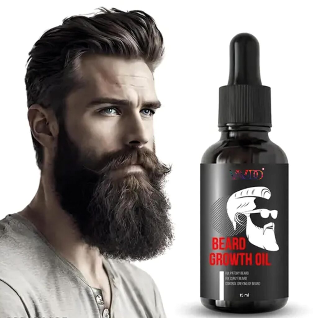 VAVEDO advanced and powerful beard growth oil | Patchy Beard With Redensyl | Mustache Beard oil | Mooch Oil 15ml
