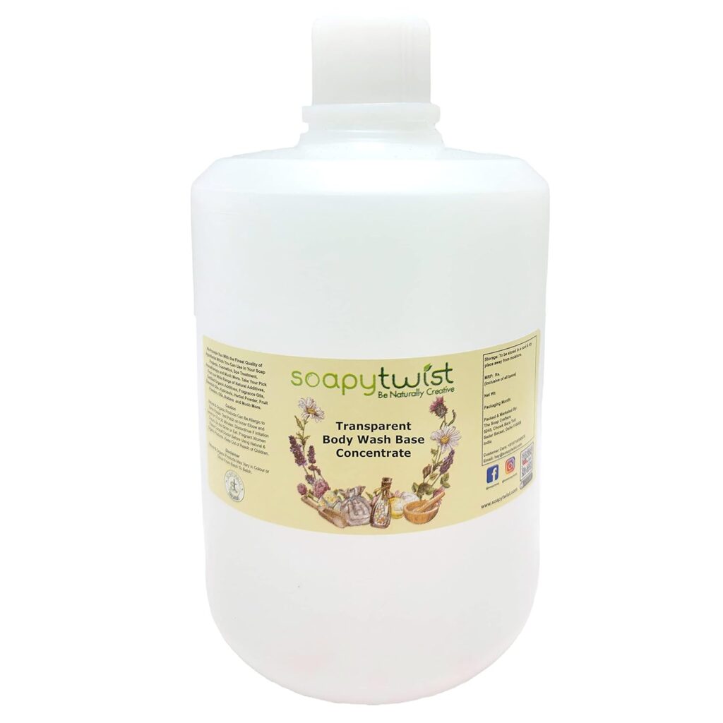 Soapy Twist Transparent Body Wash Base Concentrate (750g)