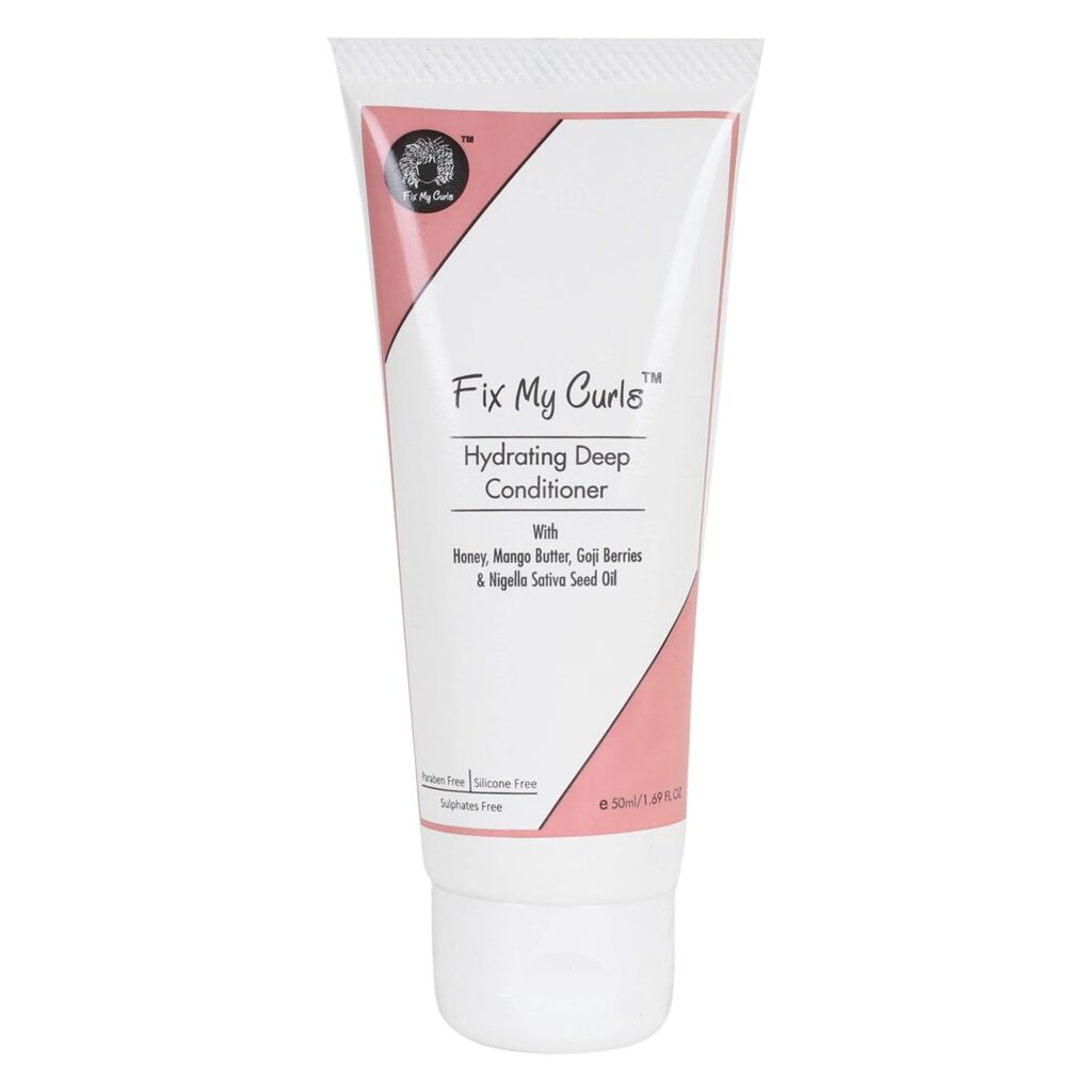 Fix My Curls Hydrating Deep Conditioner For Curly And Wavy Hair, Travel Pack, 50ml