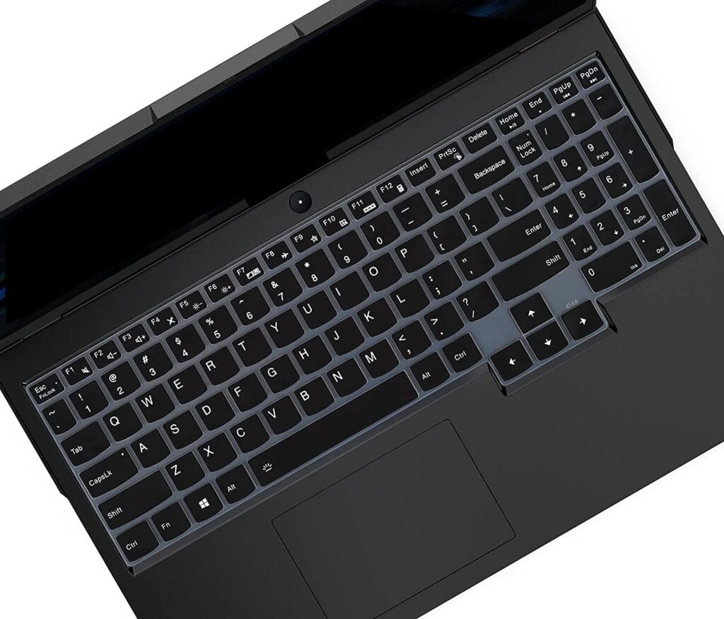RAYA Silicone Keyboard Skin Cover for Lenovo LOQ | Lenovo Legion 5i / Slim 5i / Pro 5i | Lenovo Legion 7i / Pro 7i | Legion 9 15.6inch & 16inch Gaming Laptops (Black Silicone)