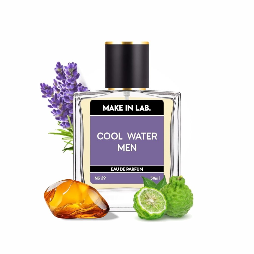 Perfume for Man, Perfume for Men Long Lasting Smell, Men's Fragrance EAU DE Parfum Woody Scent Musky Toilette Floral Scent Travel Size | Parfum for Man - COOL WATER MEN, 50ml