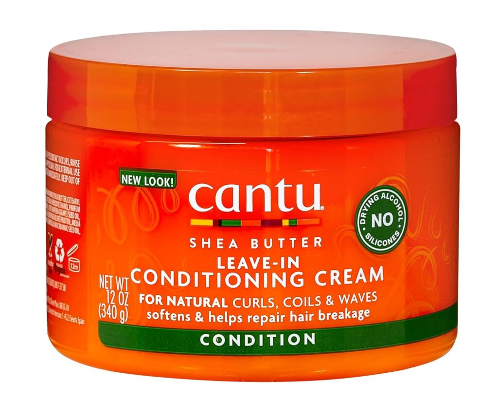 Cantu Shea Butter for Natural Hair Leave In Conditioning Repair Cream, 340 g