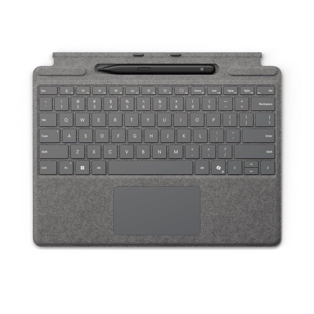 Microsoft Surface Pro 11 Keyboard with Slim Pen Platinum - EP2-01831