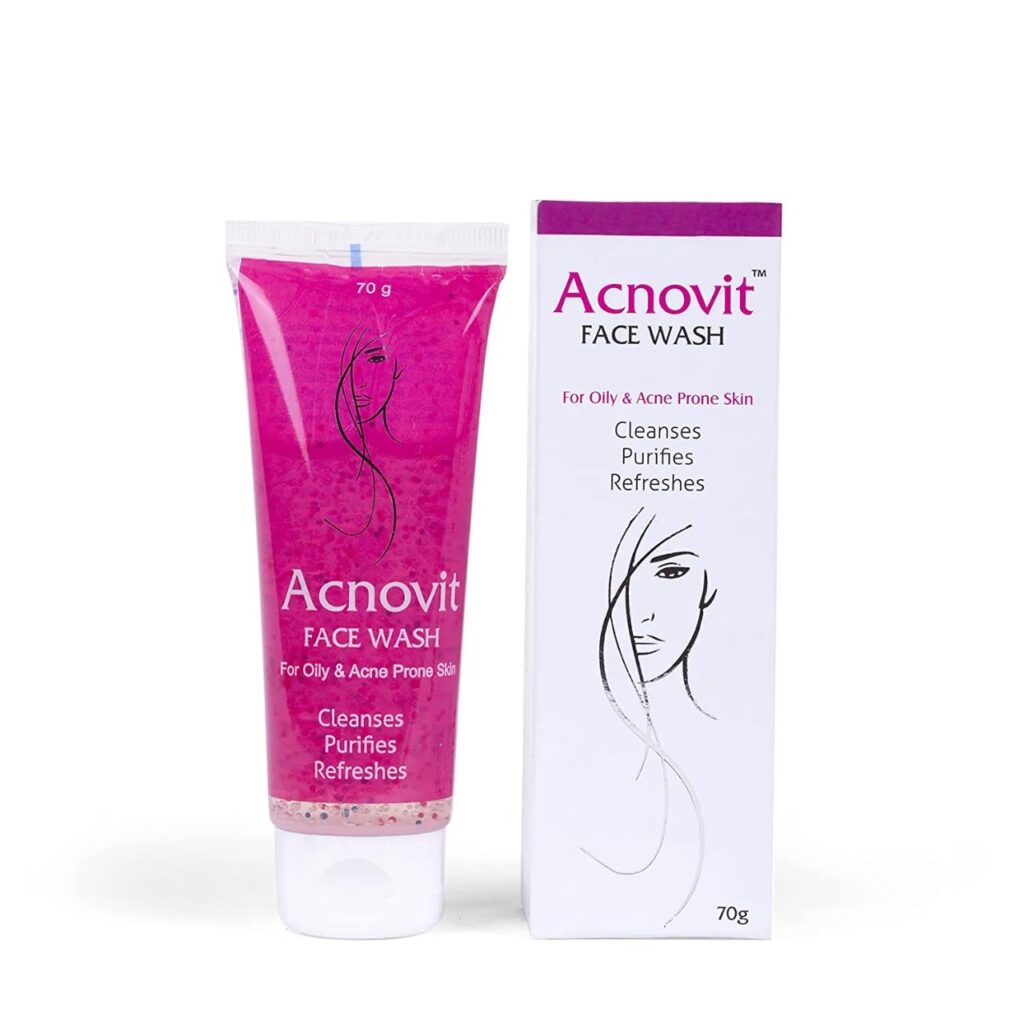 Acno vit Face Wash For Oily & Acne Prone Skin Face Cleanse, Purifies & Refreshes Face Wash