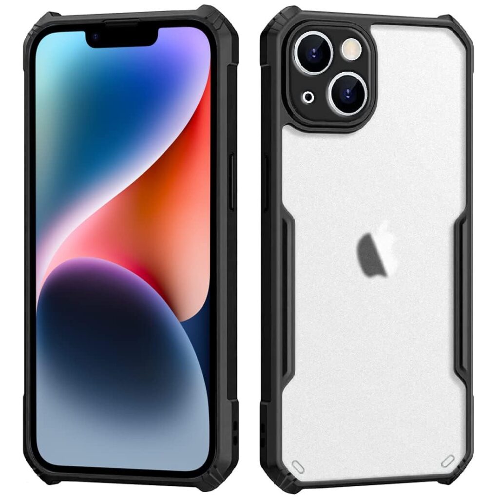 Amazon Brand- Solimo Basic Case for Apple iPhone 14 Plus (Thermoplastic Polyurethane_Black)