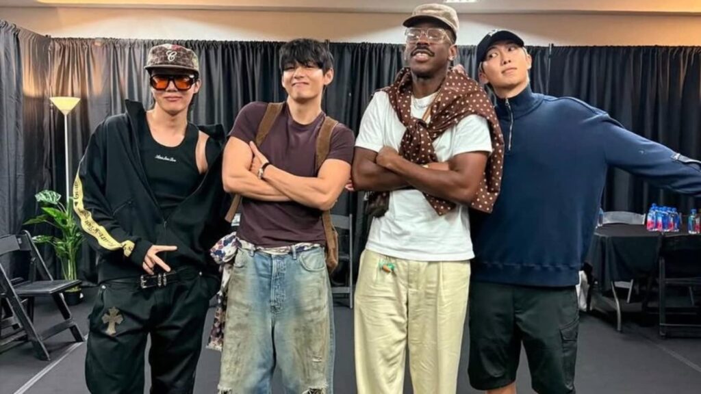 BTS' RM, V, J-Hope dance their hearts out at Tyler the Creator's Seoul concert, poses with him and gives him a shoutout