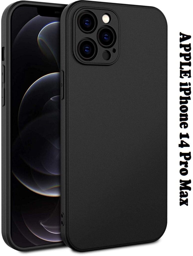 Back Cover for Apple iPhone 14 Pro Max iPhone 14 Pro Max Black Camera Bump Protector Pack of 1