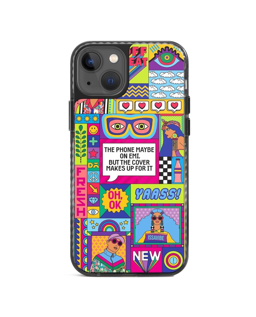 DailyObjects Case for iPhone 15 Plus Compatible with Mag-Safe Wireless Charging, Stride 2.0 Phone on EMI Slim Shockproof Back Cover with Inner Magnetic Ring