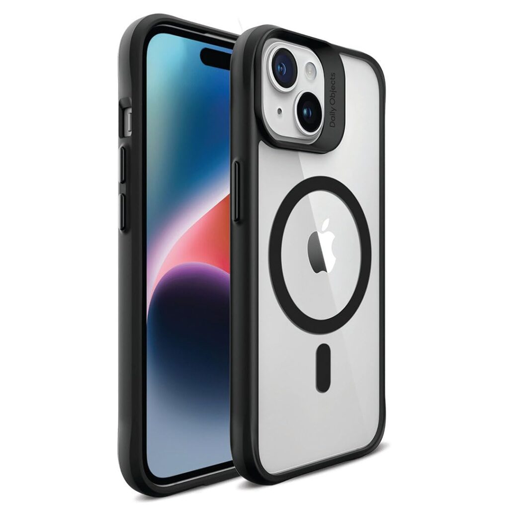 DailyObjects Polycarbonate Case For iPhone 15 Plus Compatible With Mag-Safe Wireless Charging,Hybrid Clear Slim Shockproof Back Cover
