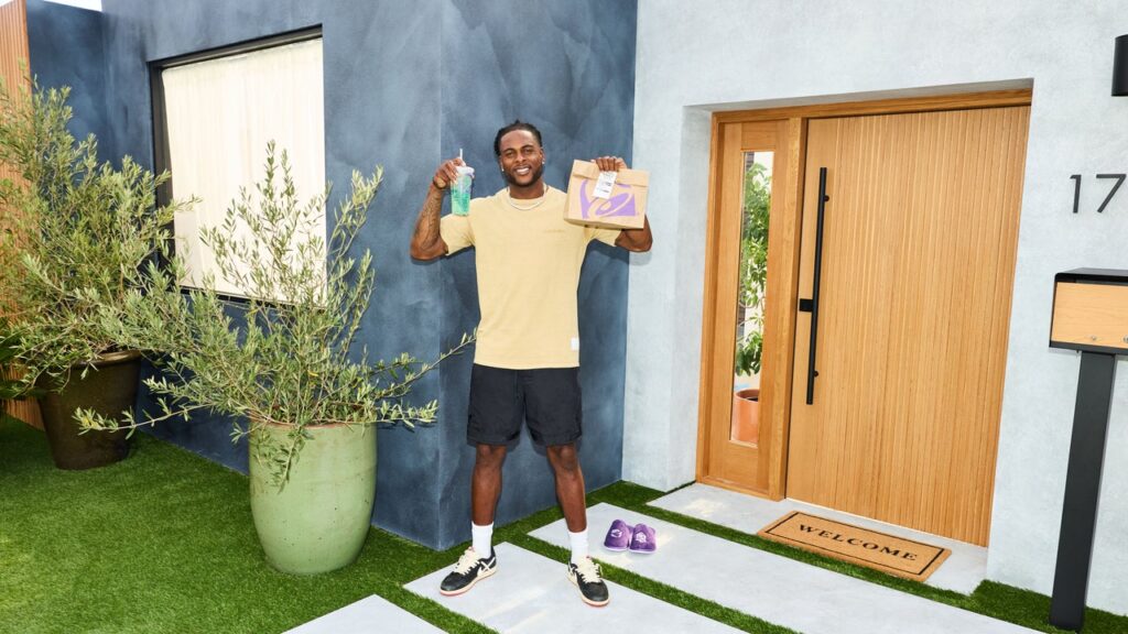 Rams Star Davante Adams Kicks Off Football Season With Taco Bell at SoFi Stadium