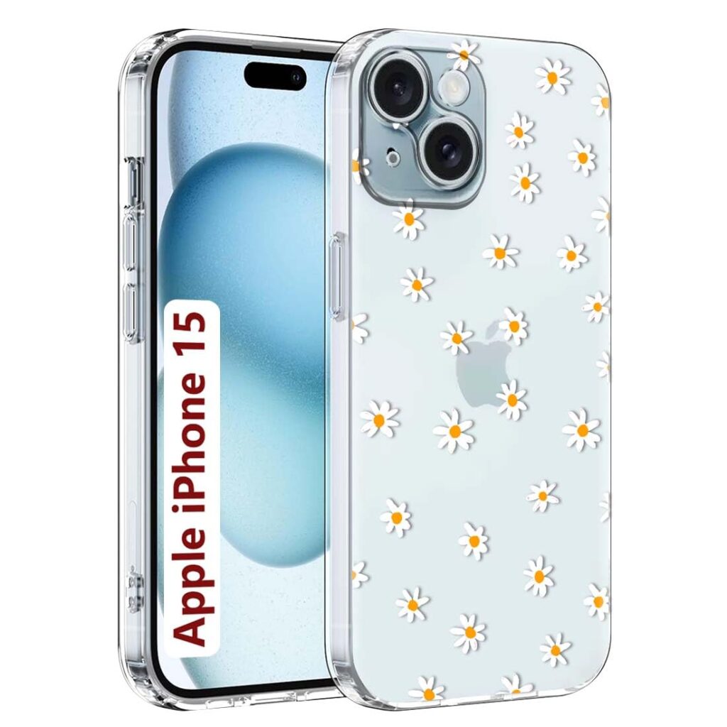 Fashionury Designer Printed Soft Silicone Back Case Cover for Apple iPhone 15 Back Cover for Apple iPhone 15 -D1030
