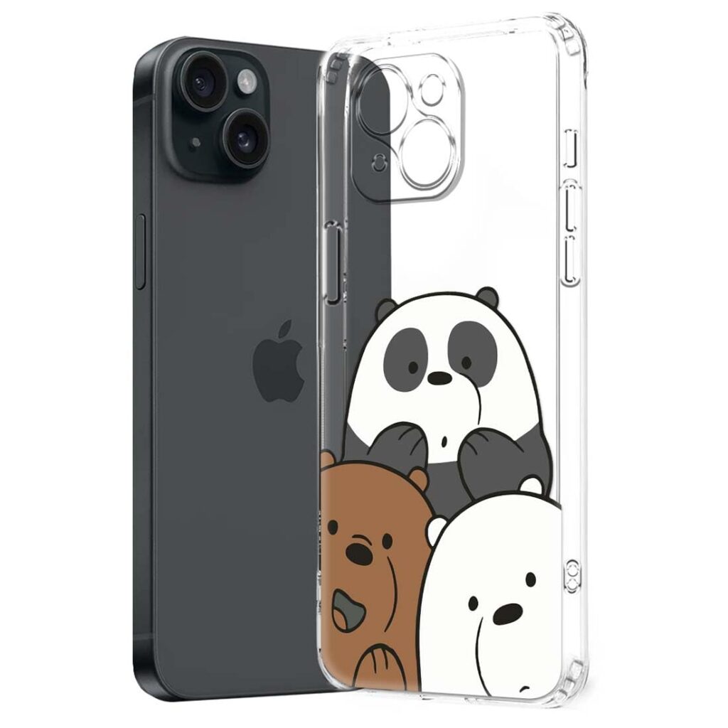Fashionury Silicone Designer Printed Back Case Cover for Apple iPhone 15 Plus -D2068