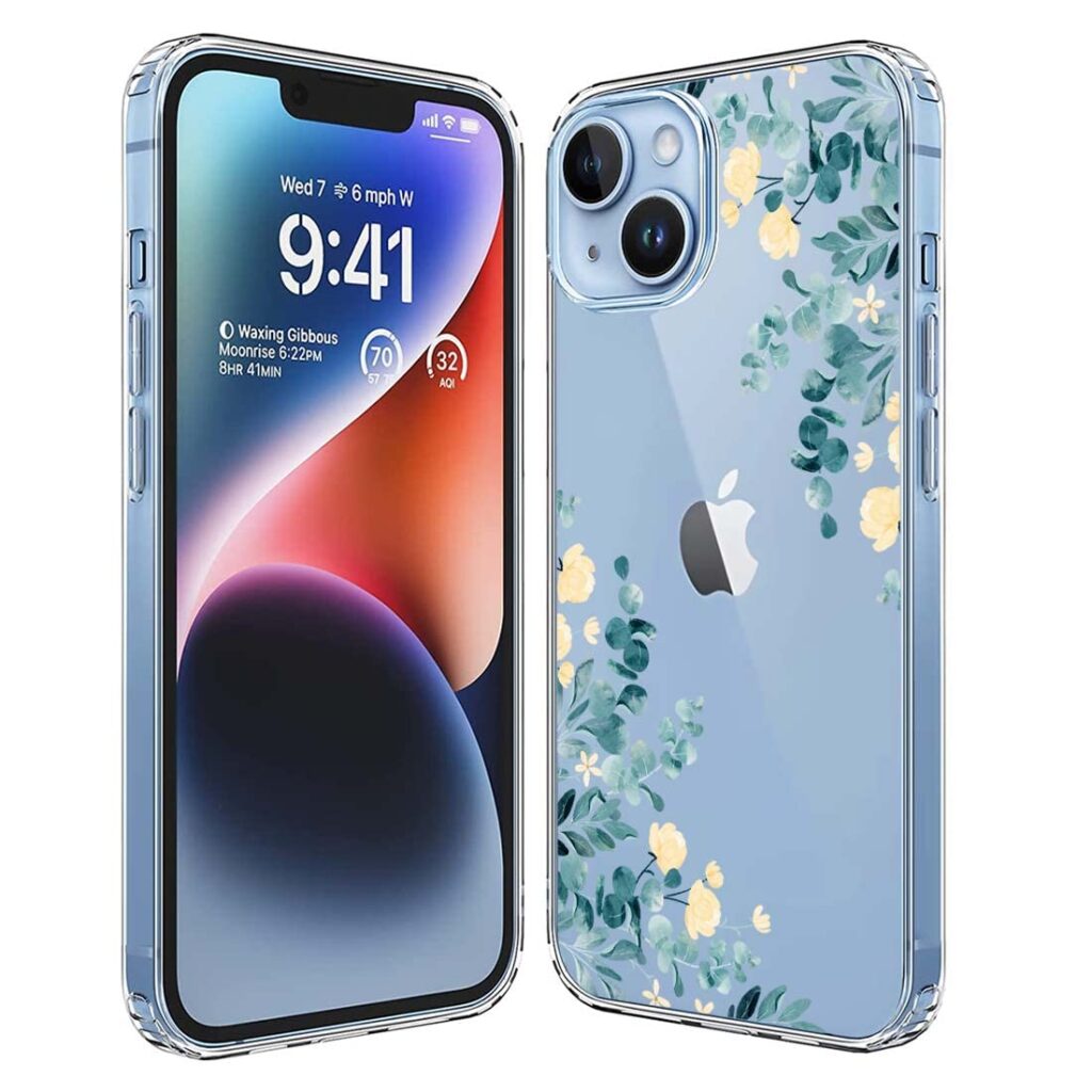 Fashionury Soft Silicon Slimfit Back Cover for Apple iPhone 14 Plus Stylish Printed Back Cover for Apple iPhone 14 Plus -D0153