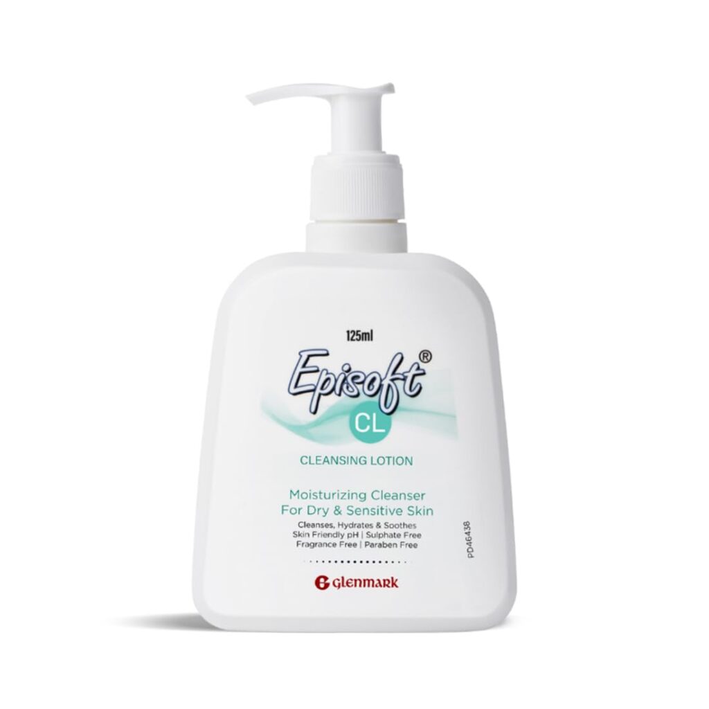 Glenmark Episoft Cleansing Lotion for Sensitive & Dry Skin