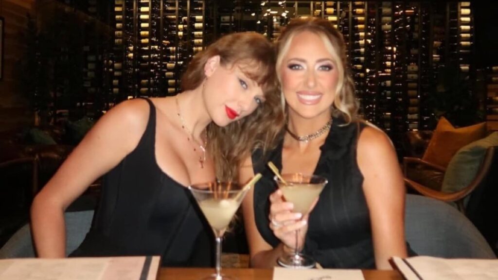 Taylor Swift twins with best friend Brittany Mahomes in black at her 30th birthday party, fans say ‘she looks younger’