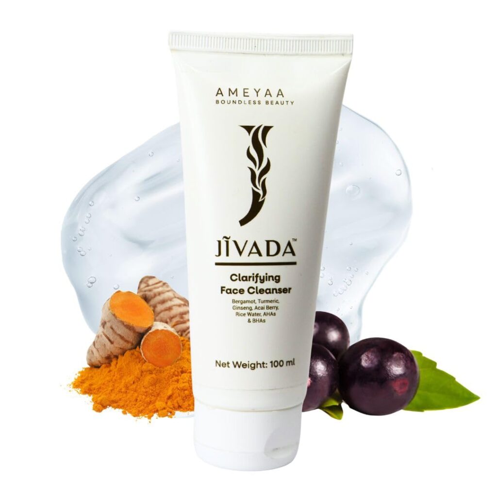 Jivada Clarifying Face Cleanser | All Skin Types | Sulphate & Paraben Free | 100 ml