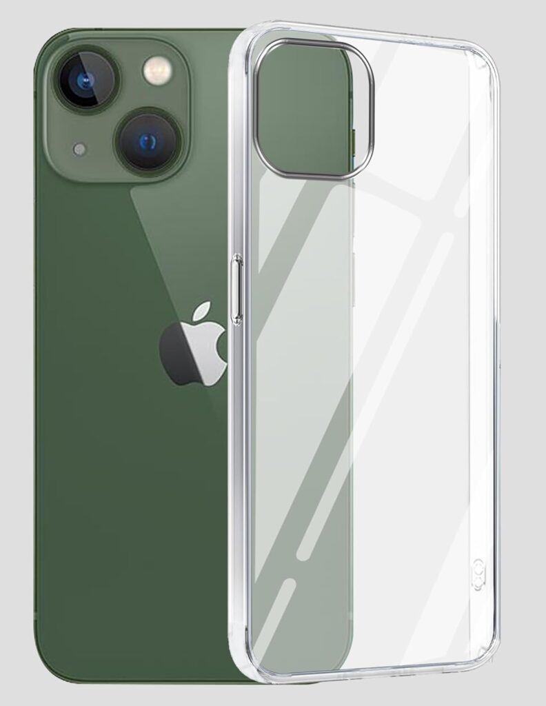 Jkobi Lifetime Anti-Yellow Clear Back Cover Case for Apple iPhone 15 Plus (Sleek Hard Crystal | Shockproof and Camera Protection)